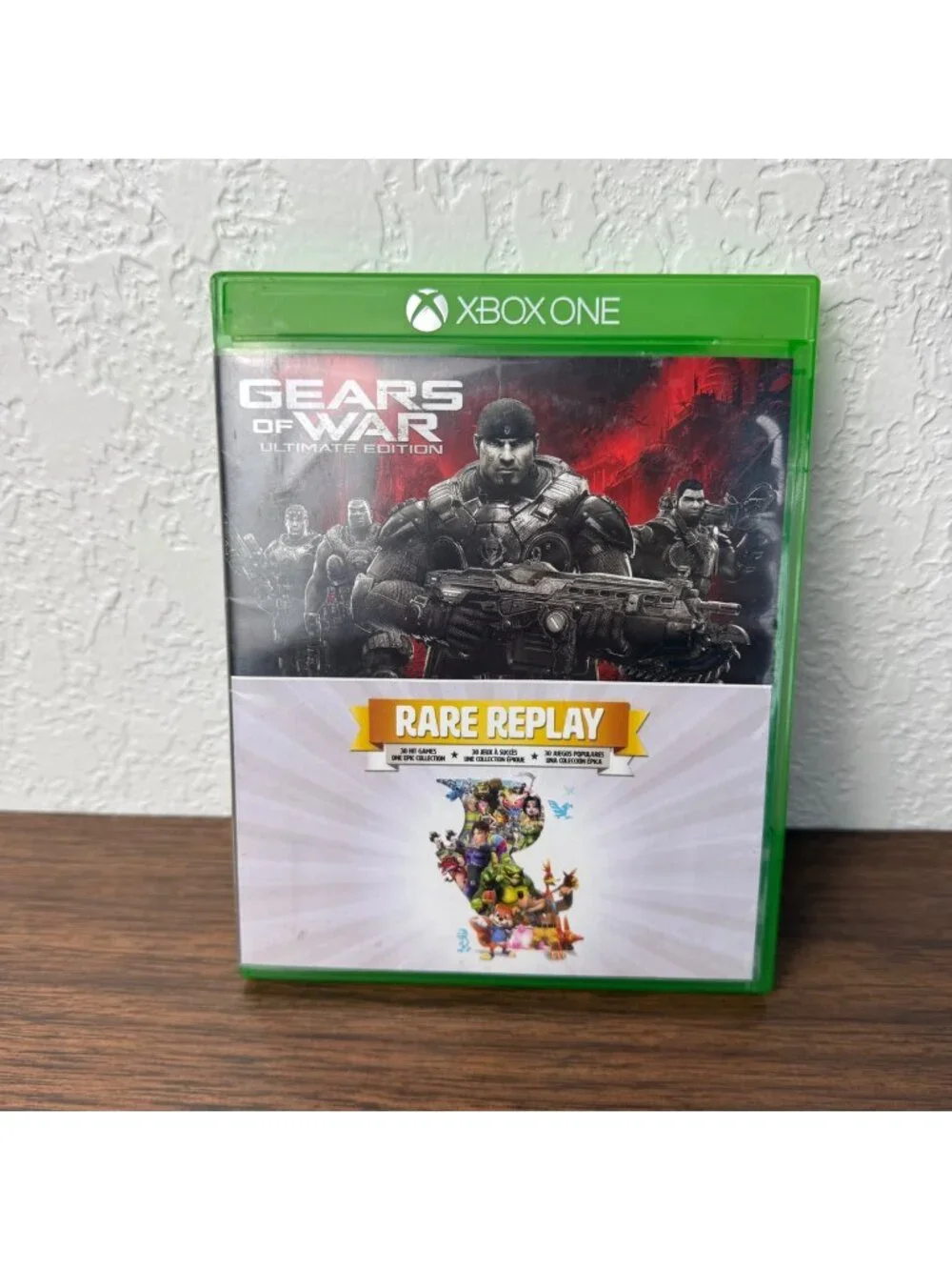 Gears of War: Ultimate Edition and Rare Replay 2-disc Bundle Xbox One CIB Double